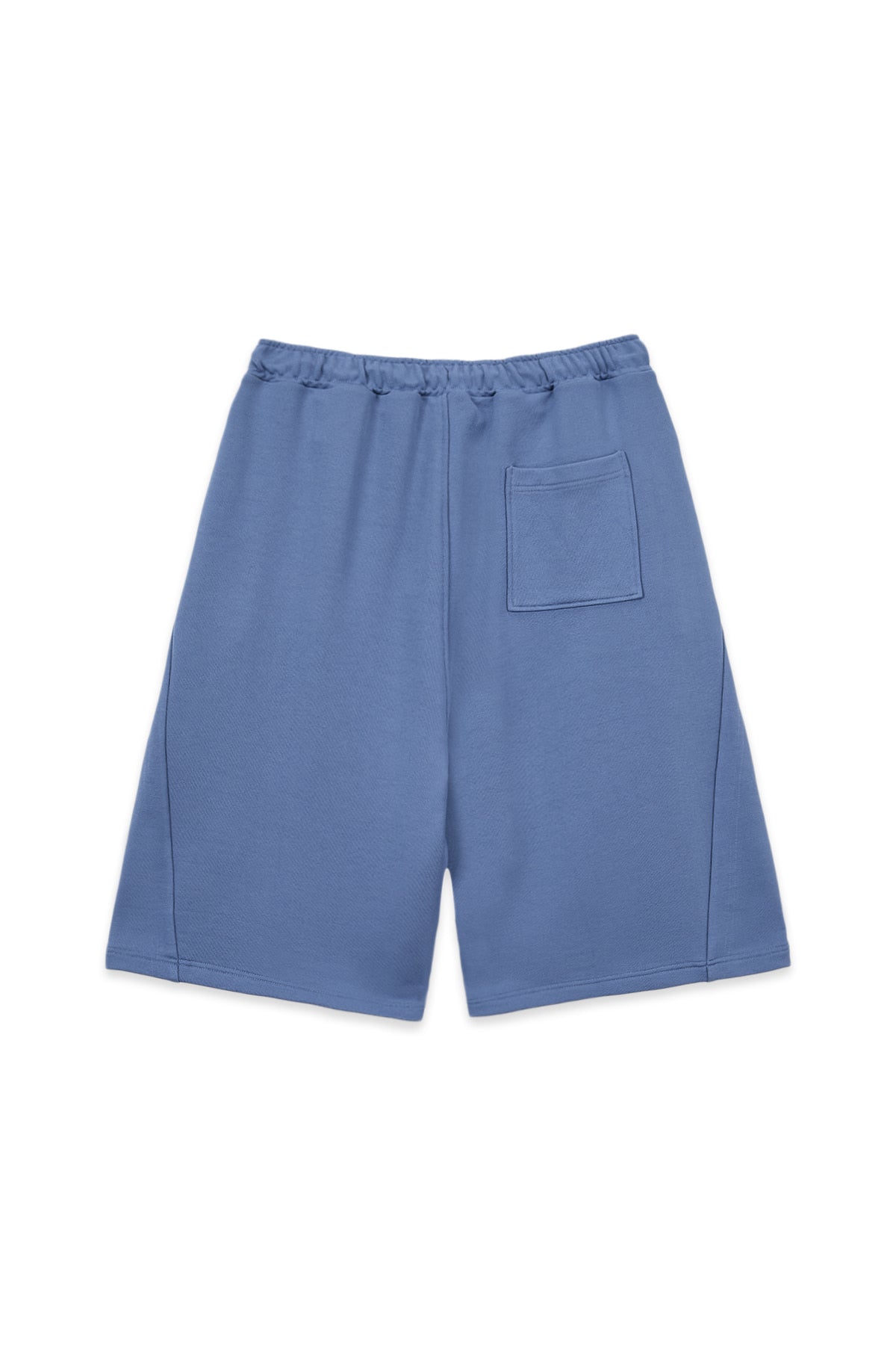 [matinkim] BACK POCKET GLITTER BERMUDA SWEATPANTS FOR MEN IN BLUE