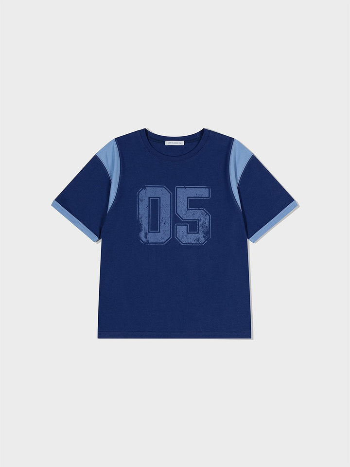 Low Classic Trimming 05 T-Shirt Blue
