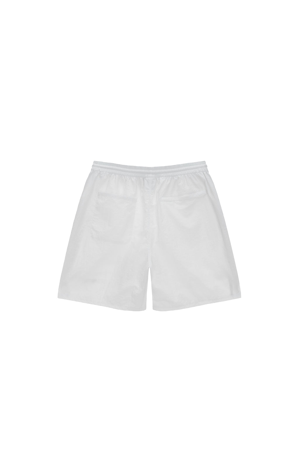 Matinkim Side Point Nylon Half Shorts For Men IN White