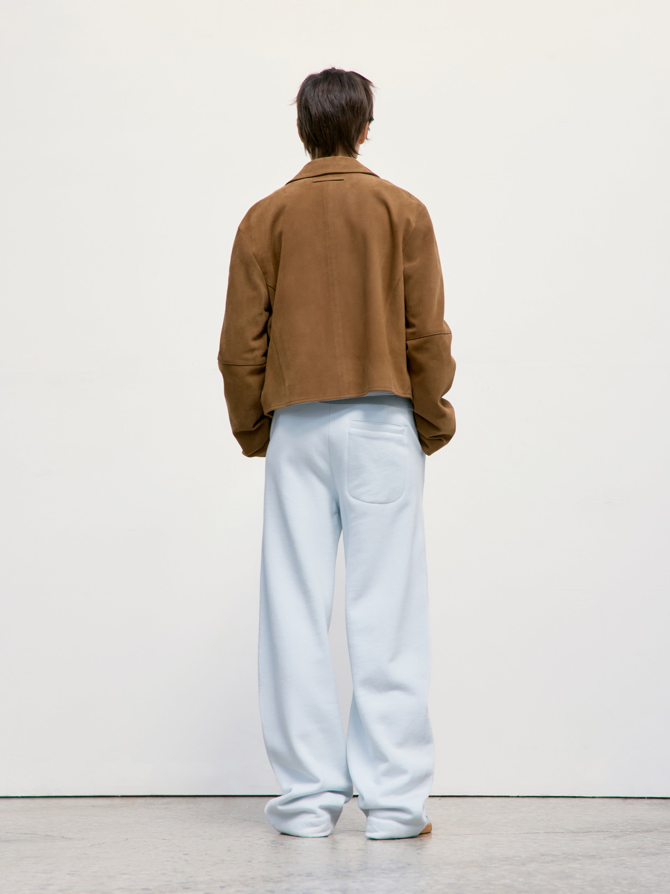 Low Classic Jersey Cocoon Fit Pants Light Blue
