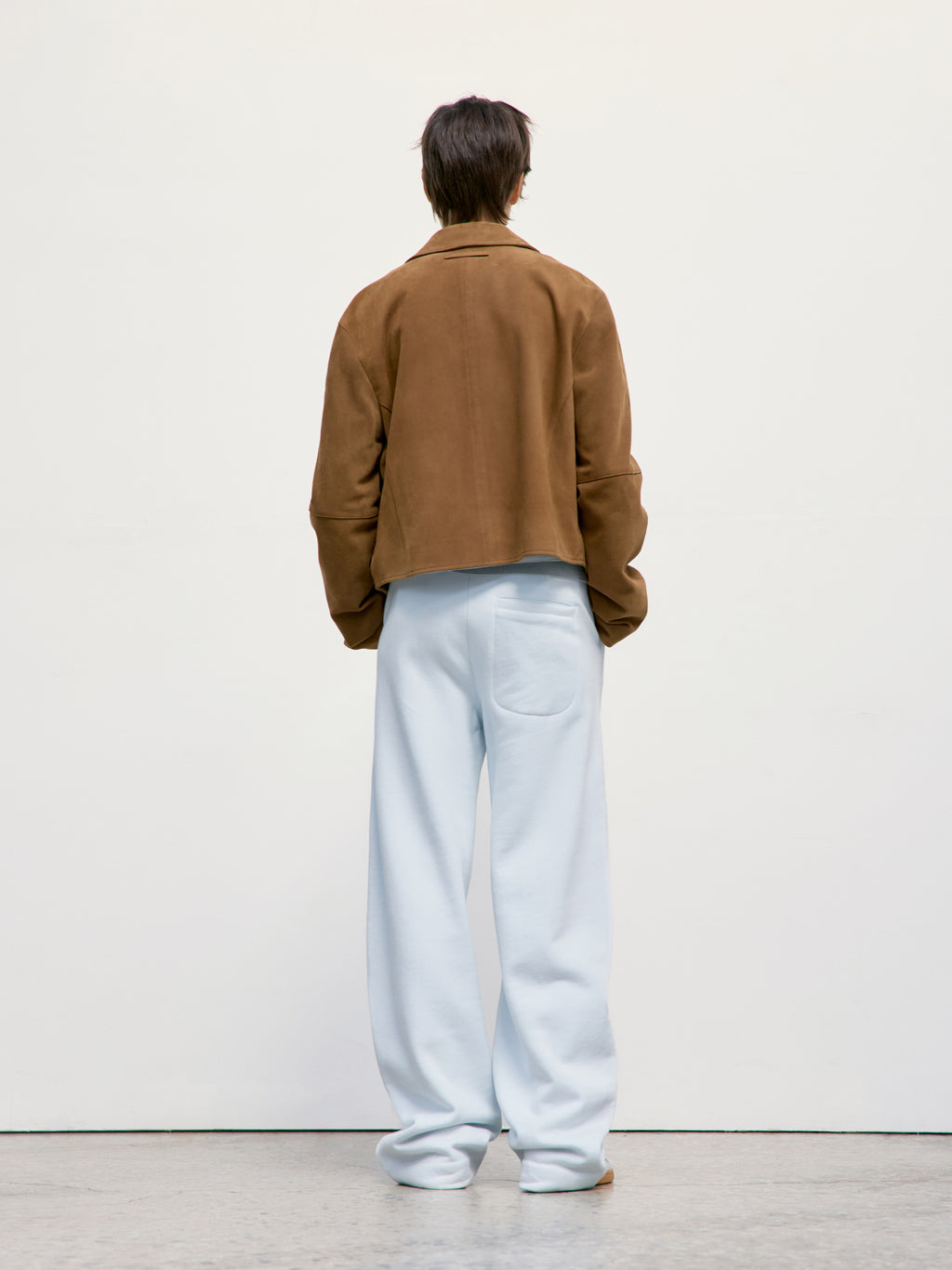Low Classic Jersey Cocoon Fit Pants Light Blue