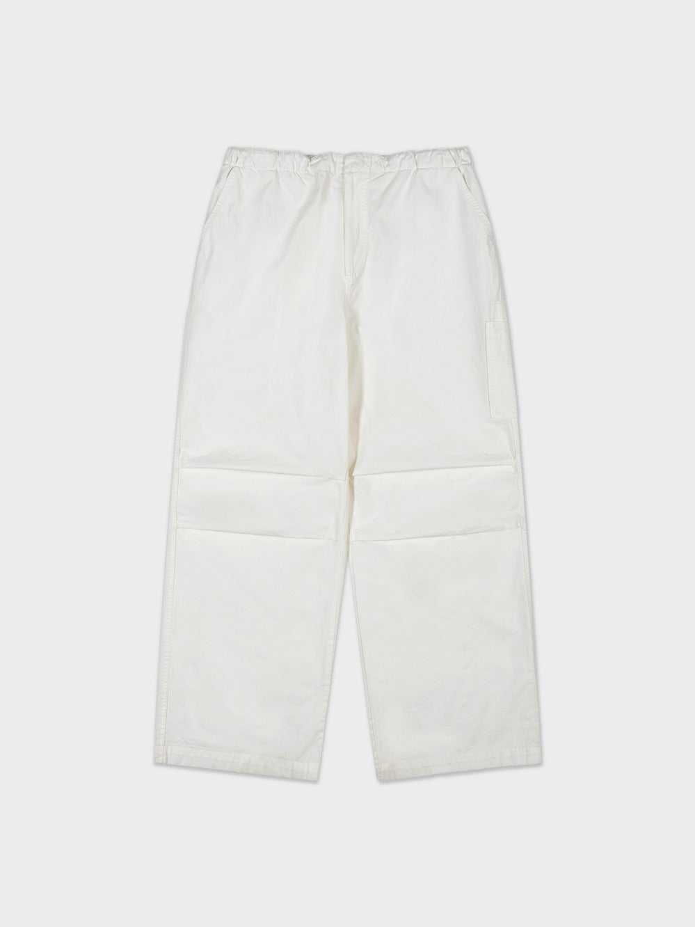 Low Classic Washed Cotton Cargo Pants Off White