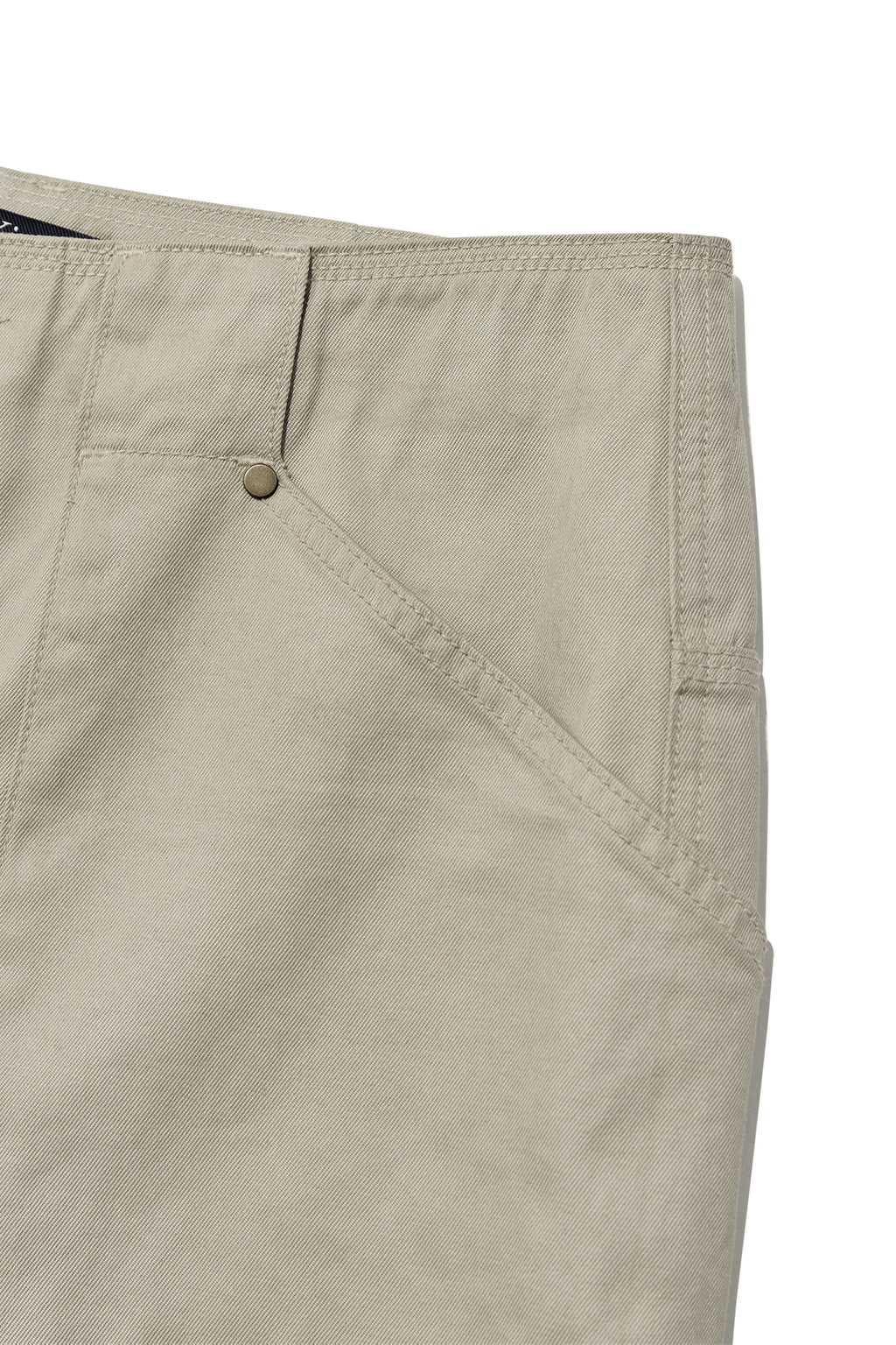 Matinkim Coated Cotton Bermuda Pants For Men IN Beige