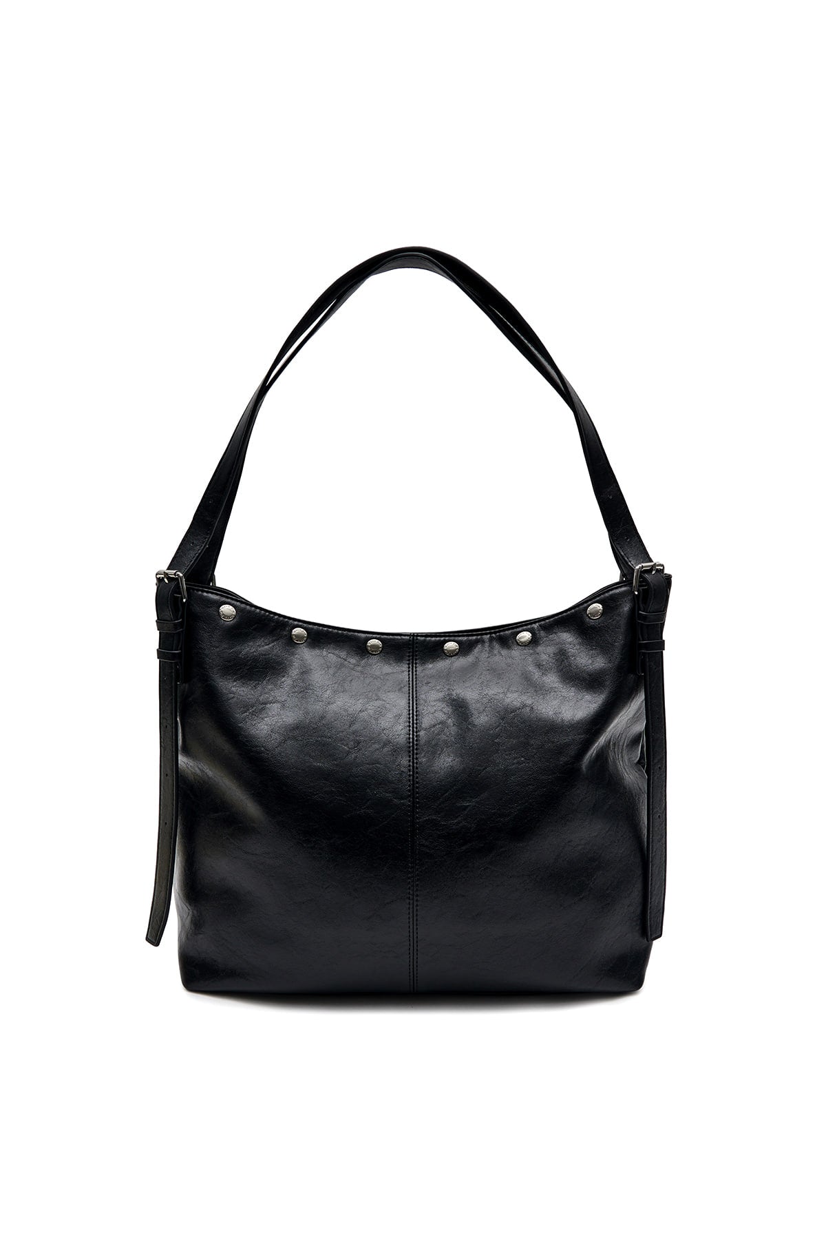 [matinkim] MATIN STUD POINT LARGE SHOULDER BAG IN BLACK