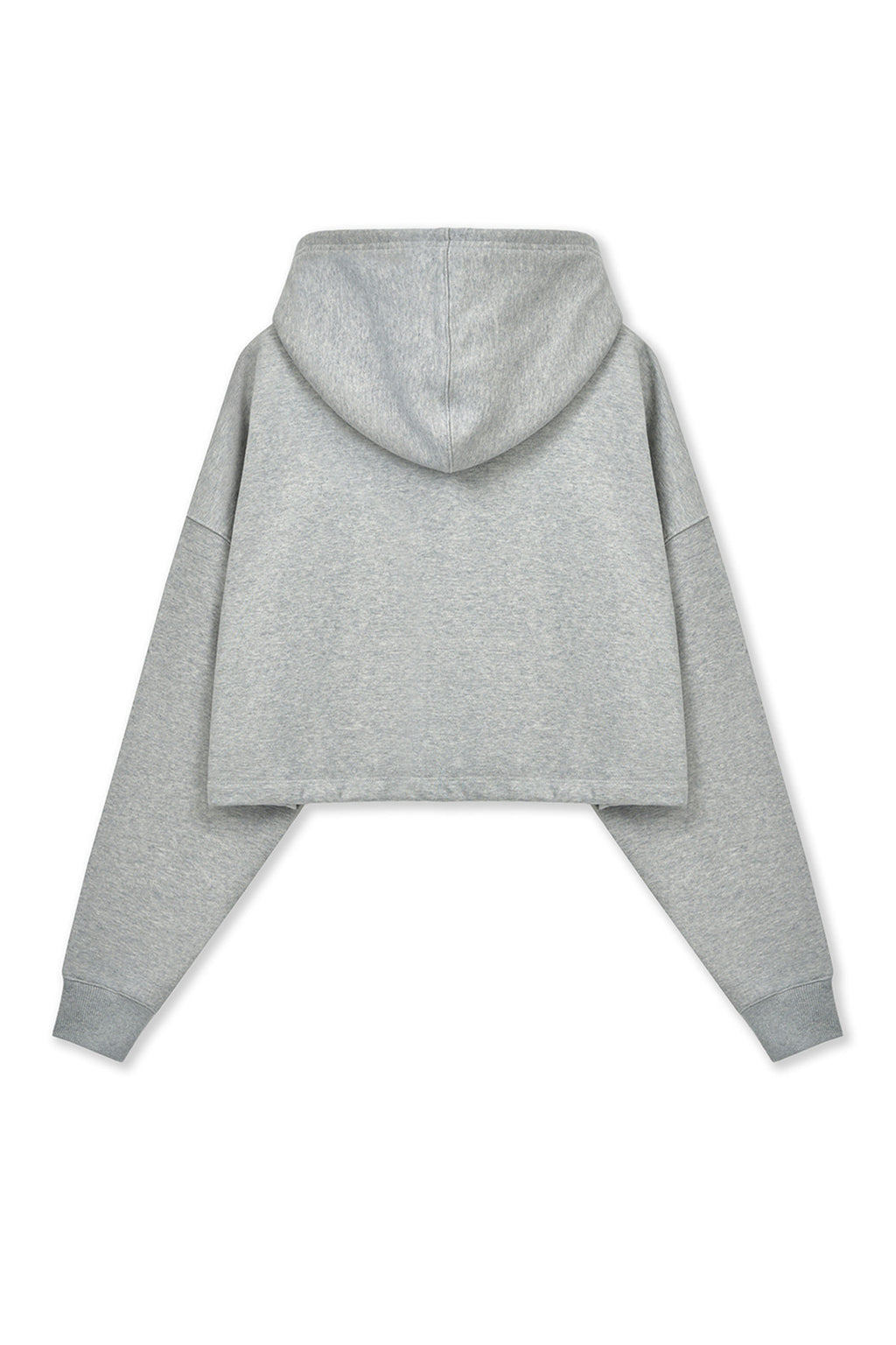 Matinkim Graffiti Logo Crop Hoody Zip UP IN Grey
