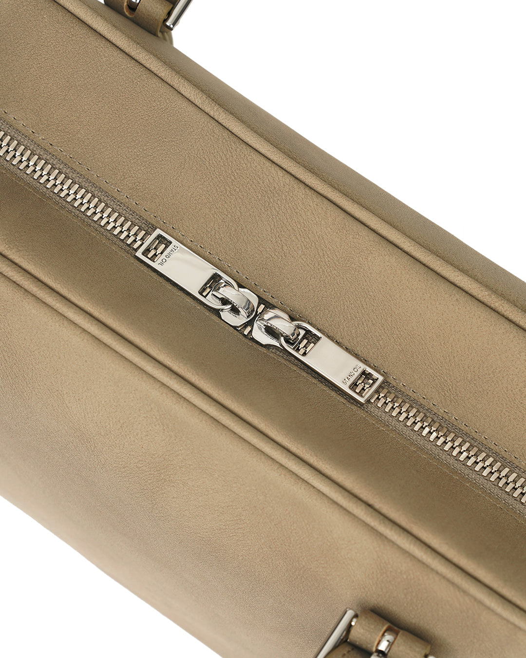 [standoil] Square Bowling Bag · Taupe