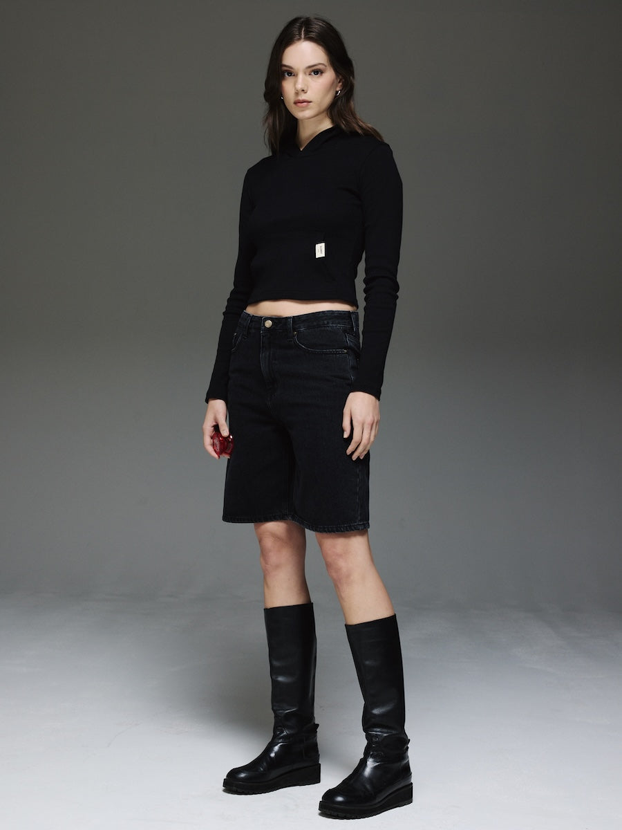 GLOWNY The Peggy Shorts (Black)