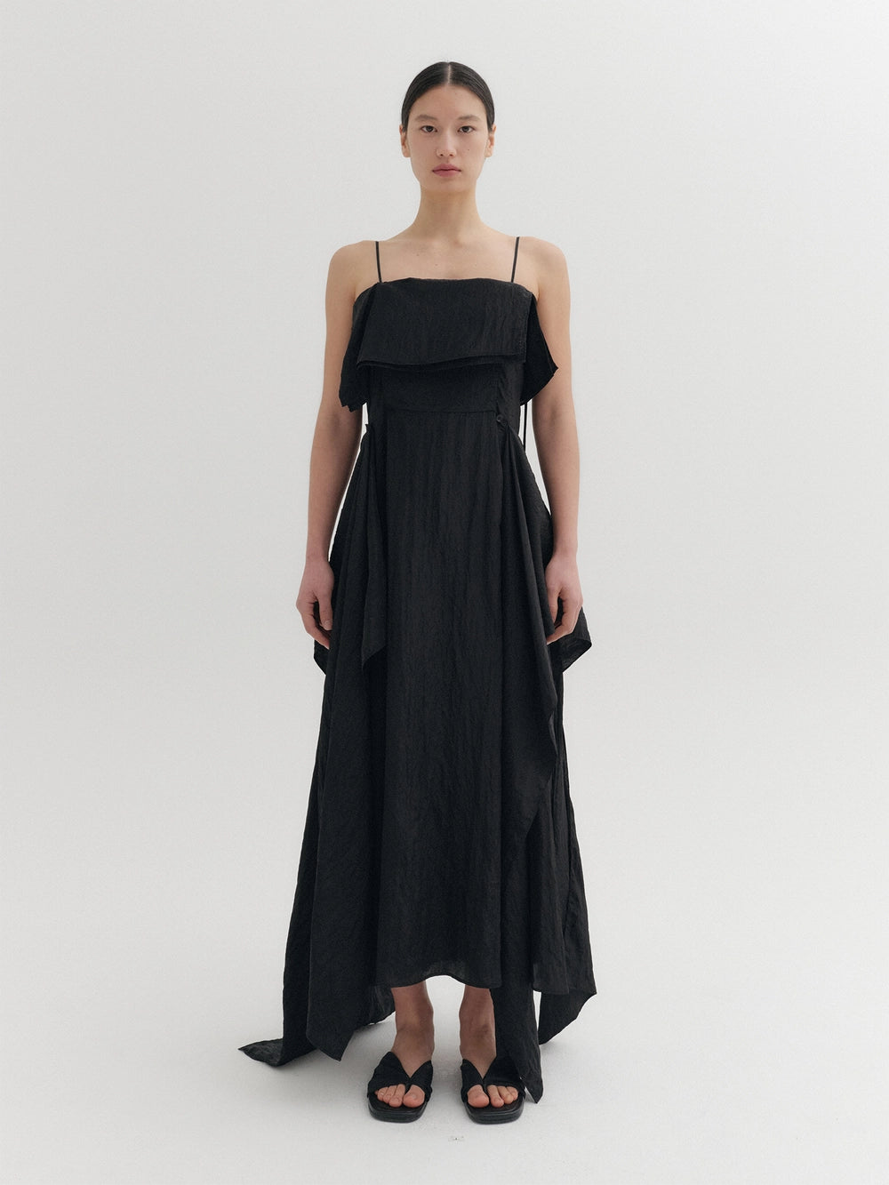 EENK Layered Maxi Dress - Black