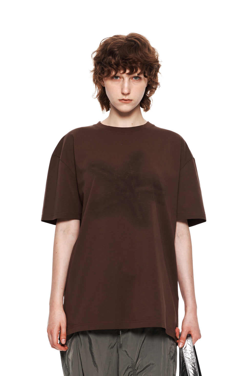 [matinkim] STARFISH GRAPHIC TOP IN BROWN