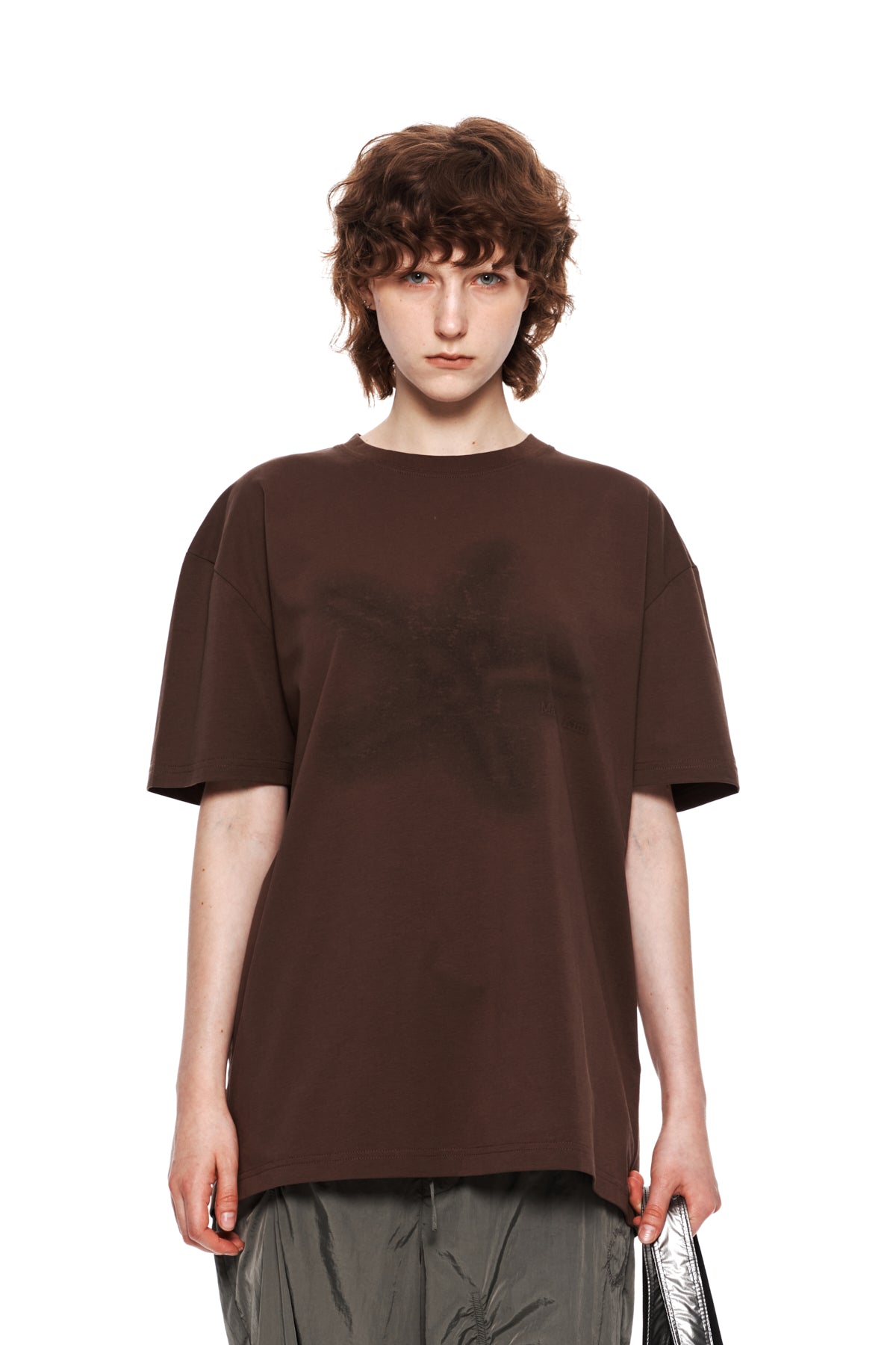 Matinkim Starfish Graphic Top IN Brown