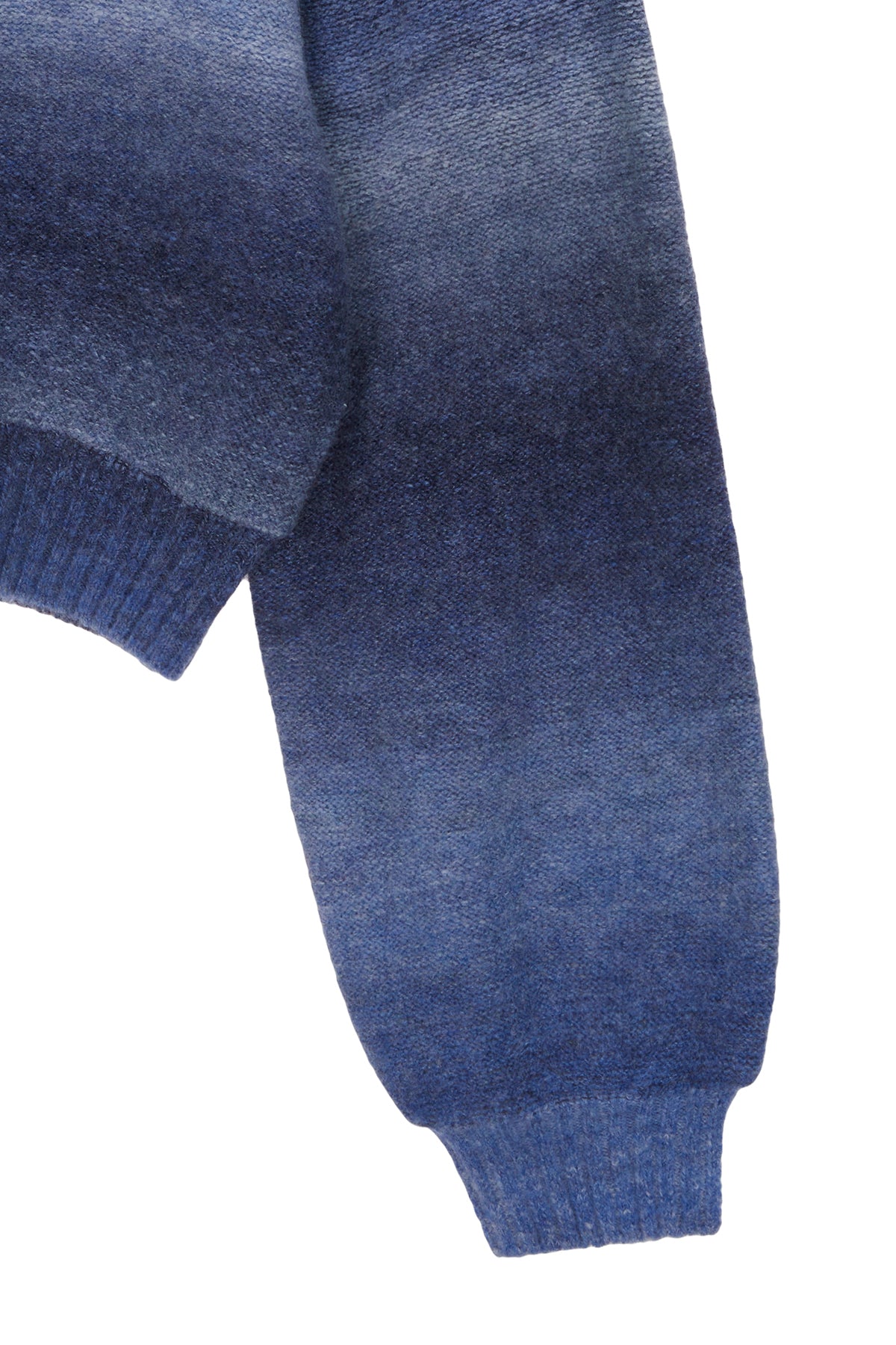 [matinkim] COZY GRADATION CARDIGAN IN NAVY