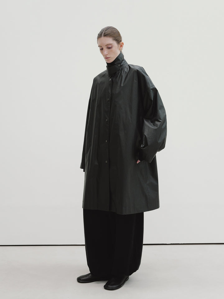 Moia A-line wind coat (black)