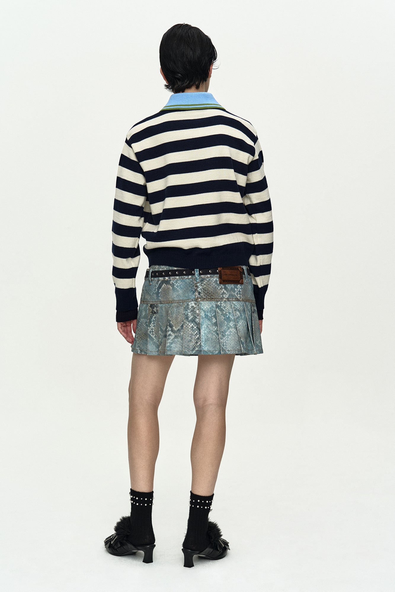 Andersson Bell Girl'S Heart Message Crew-Neck Sweater