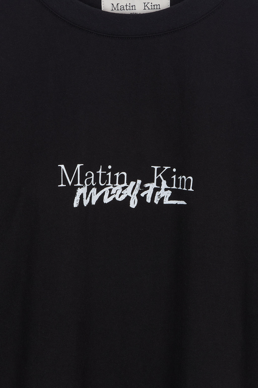 [matinkim] HANGEUL LOGO ARCHIVE LONG SLEEVE IN BLACK