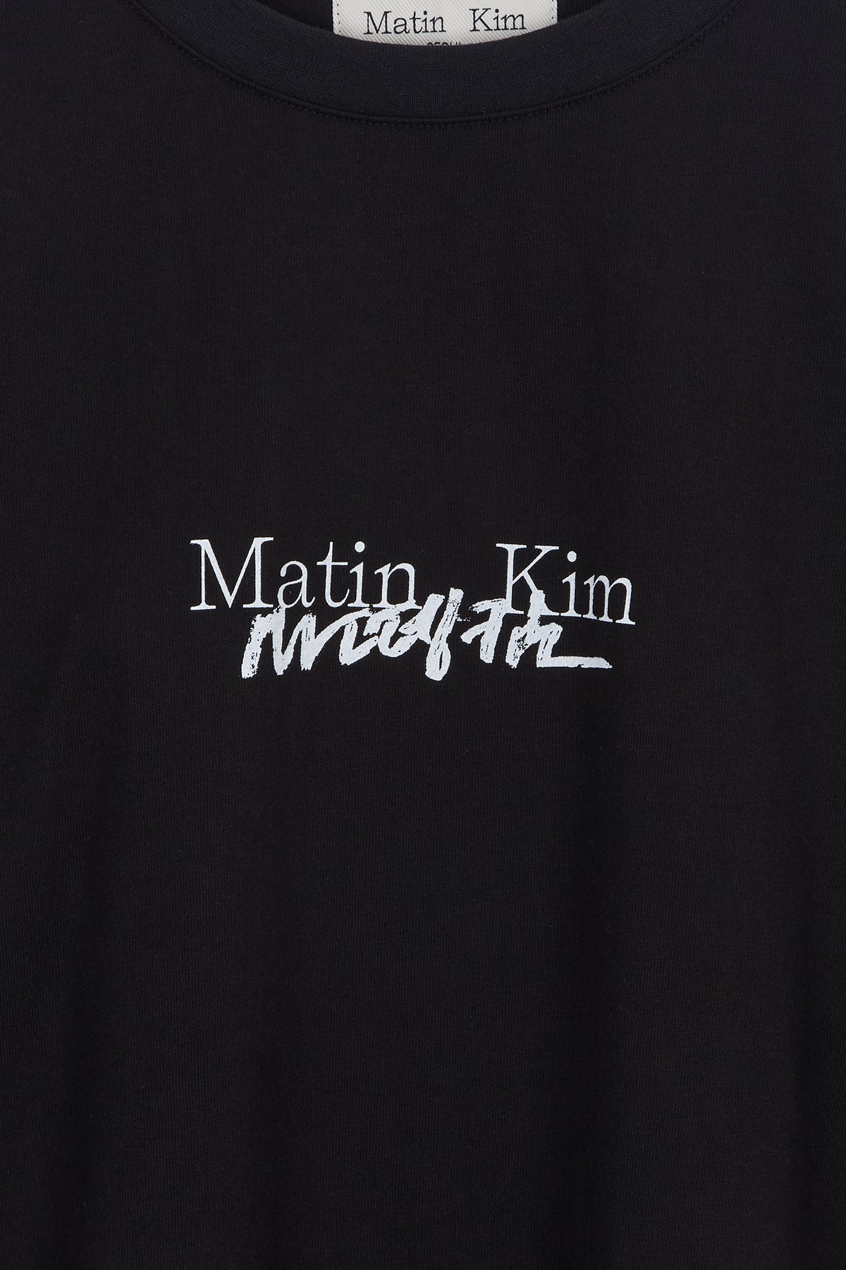 [matinkim] HANGEUL LOGO ARCHIVE LONG SLEEVE IN BLACK