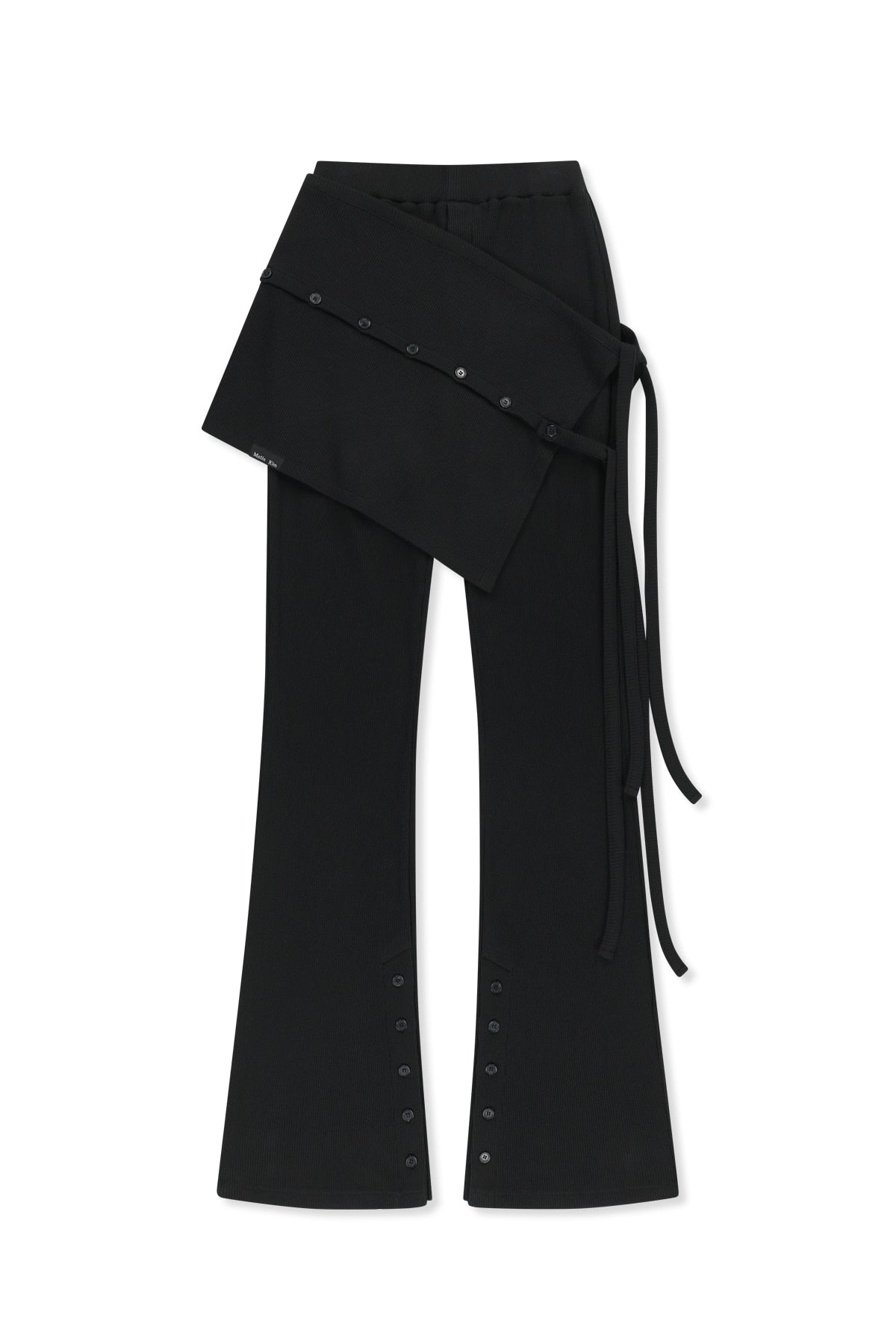 Matinkim Detachable Layer Jersey Pants IN Black