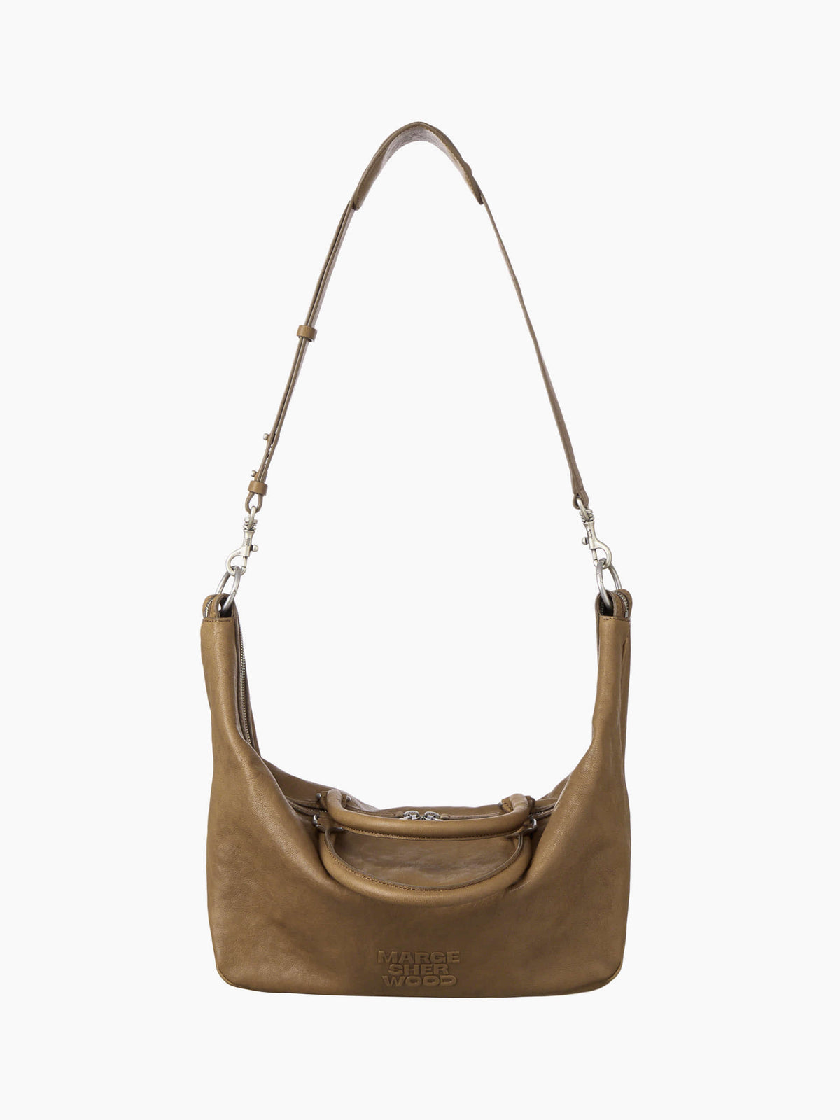 Margesherwood Dumpling Tote vintage camel washed nappa