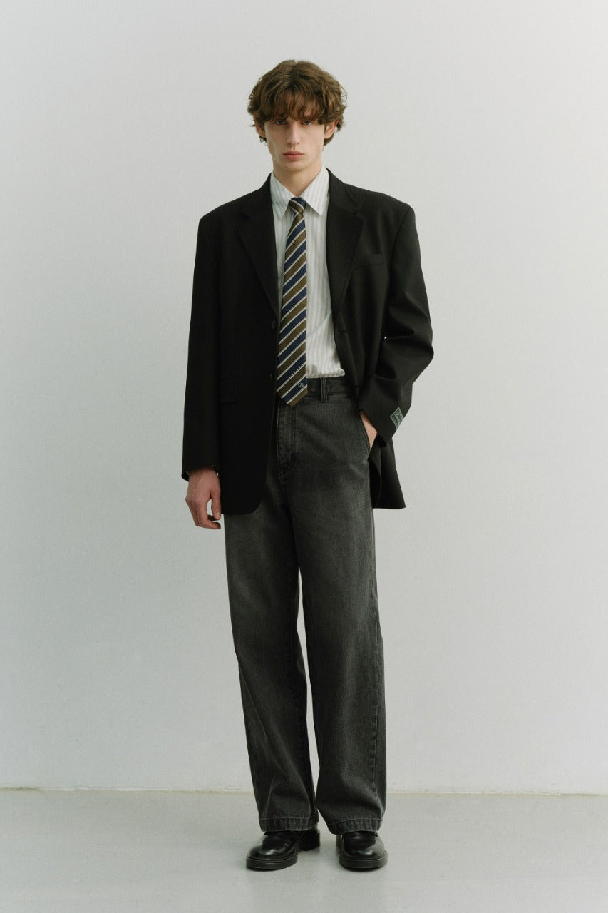 Dunst Straight Slack Jeans Grey