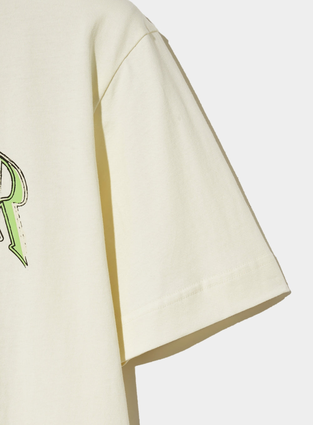 [satur] (W) Citron Summer Graphic T-Shirt - Saturday Ivory