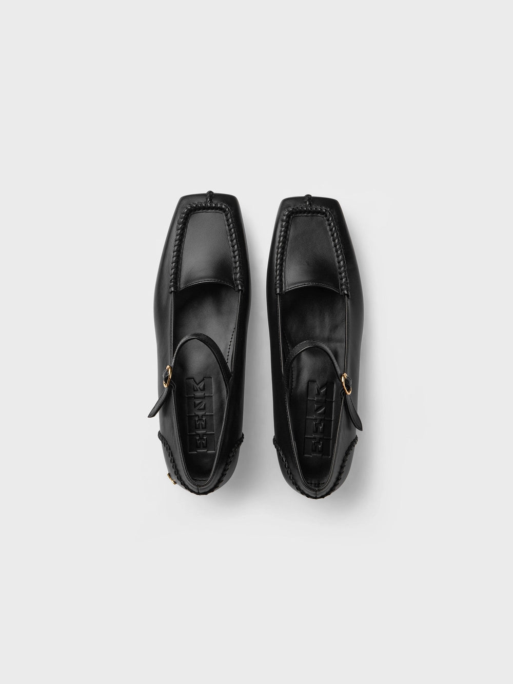 EENK Mary Jane Flat Shoes - Black