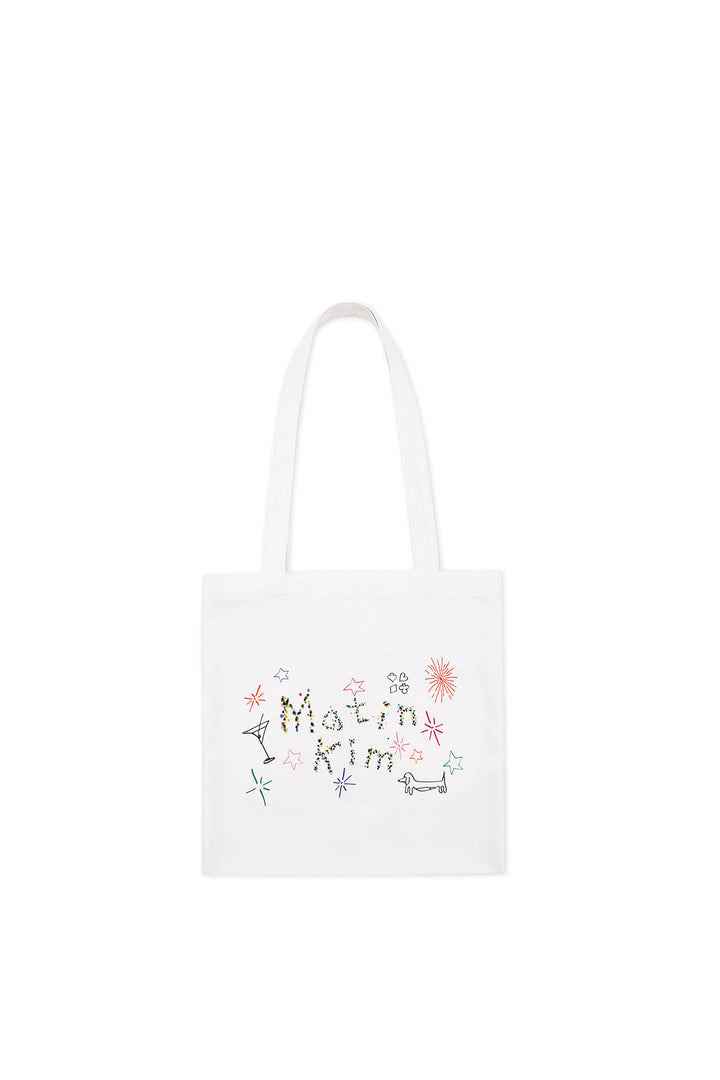 Matinkim Artist Project Matin Kim X Daniel Oh Eco Bag IN White