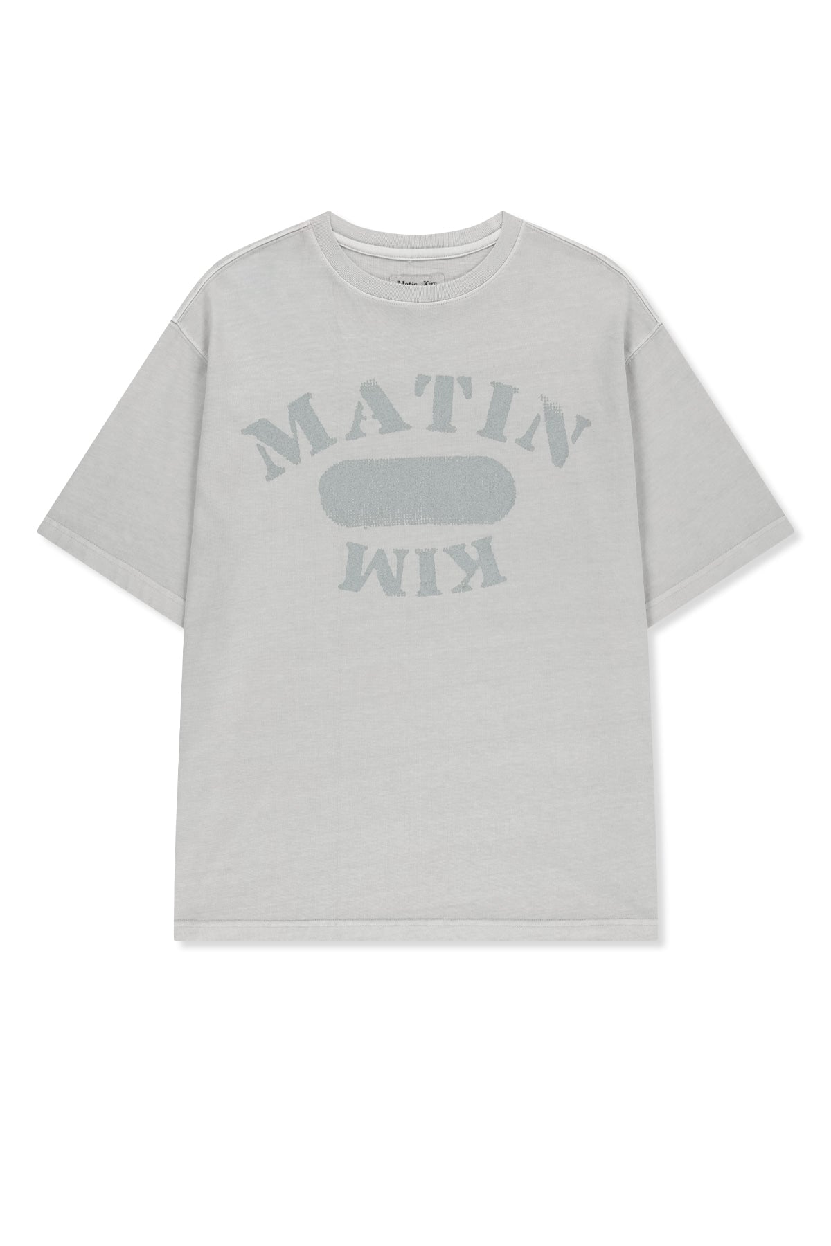 Matinkim Vintage Wahshed Overfit Top IN Light Grey
