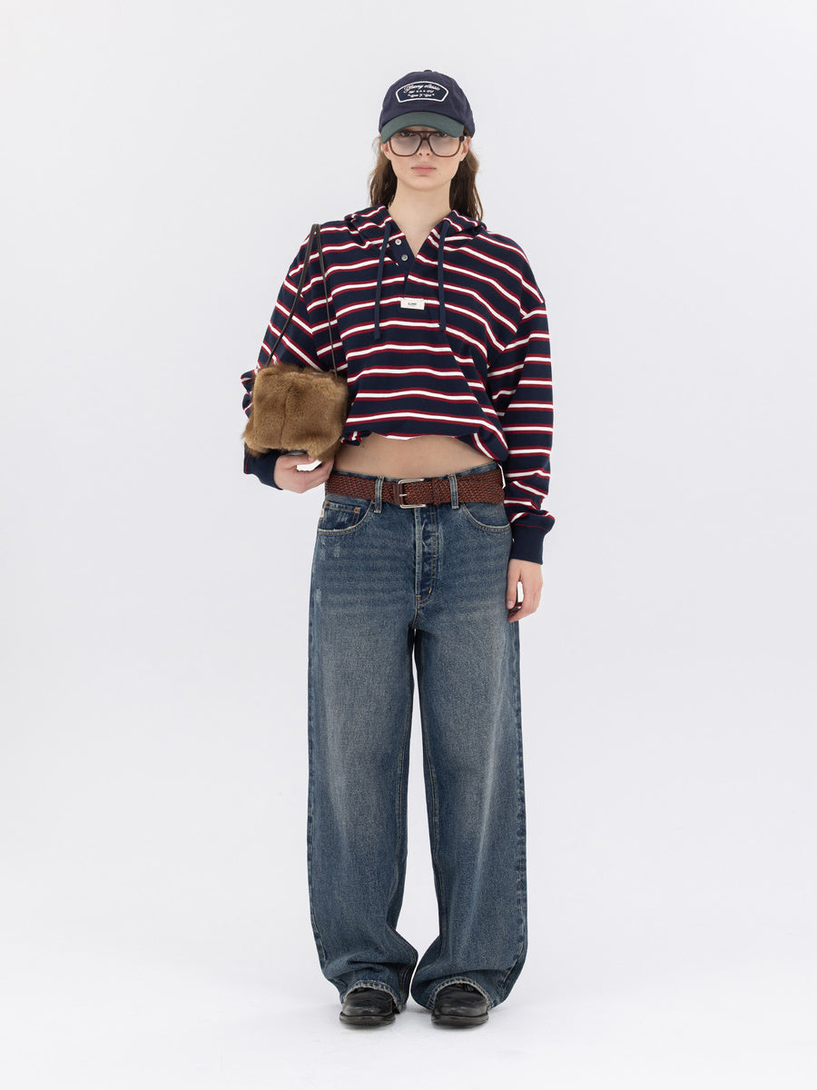 GLOWNY The Bella Baggy Jeans (Heritage Blue)