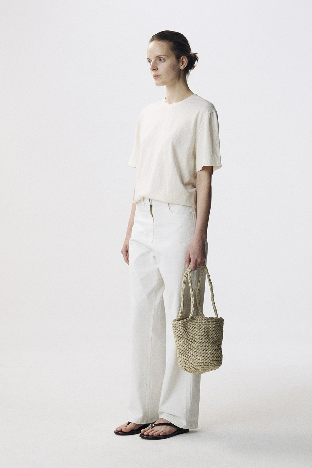 Nothing Written Sunwashed t-shirt (Natural cream)