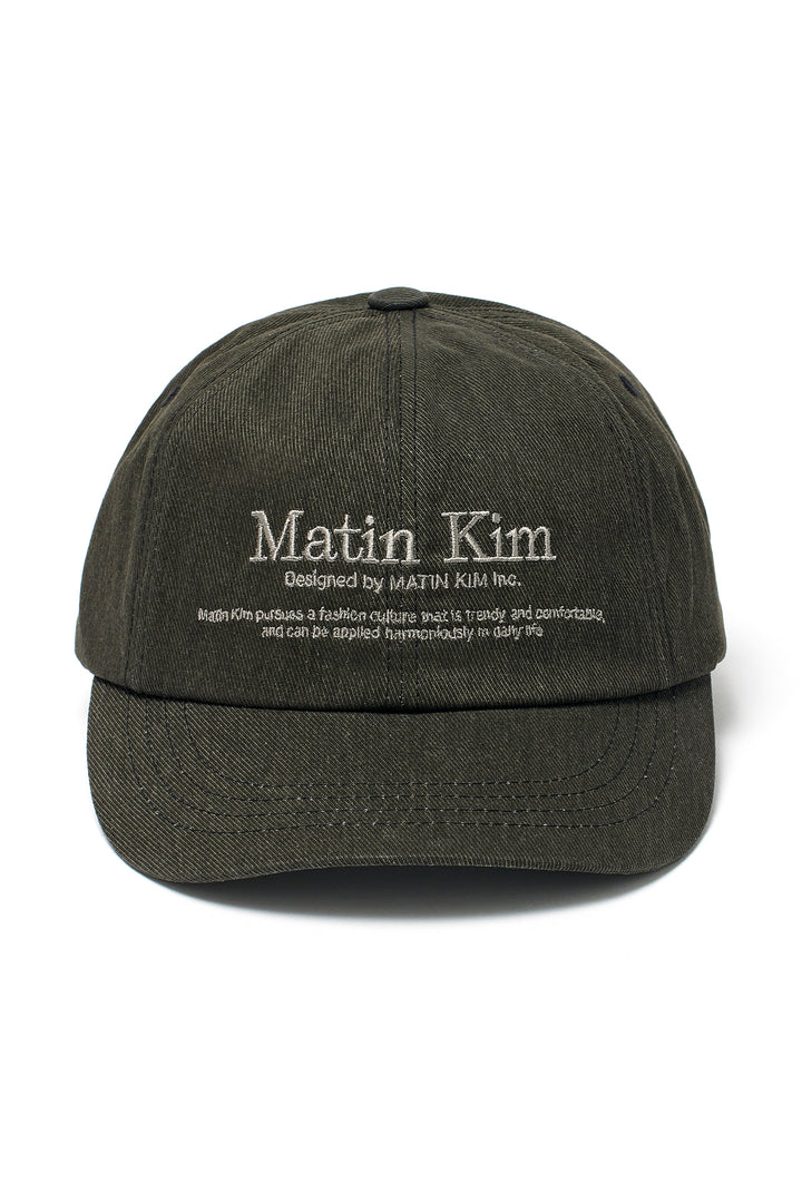 Matinkim Matin Heritage Flat Brim Cap IN Dark Brown