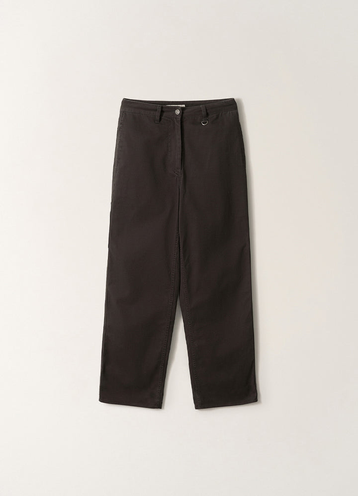 Nothing Written Tabby Wide Chino Pants (Charcoal)