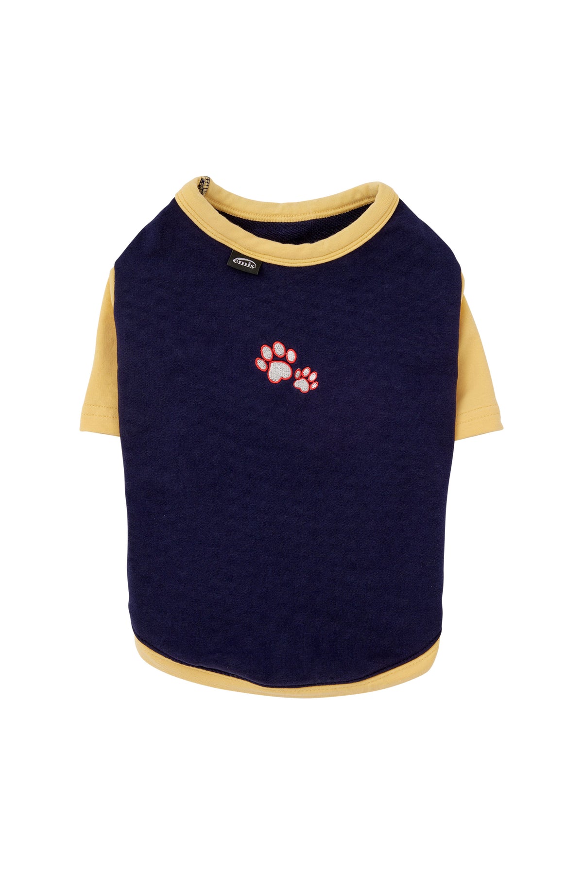EMIS Ringer Tee-Navy/Yellow
