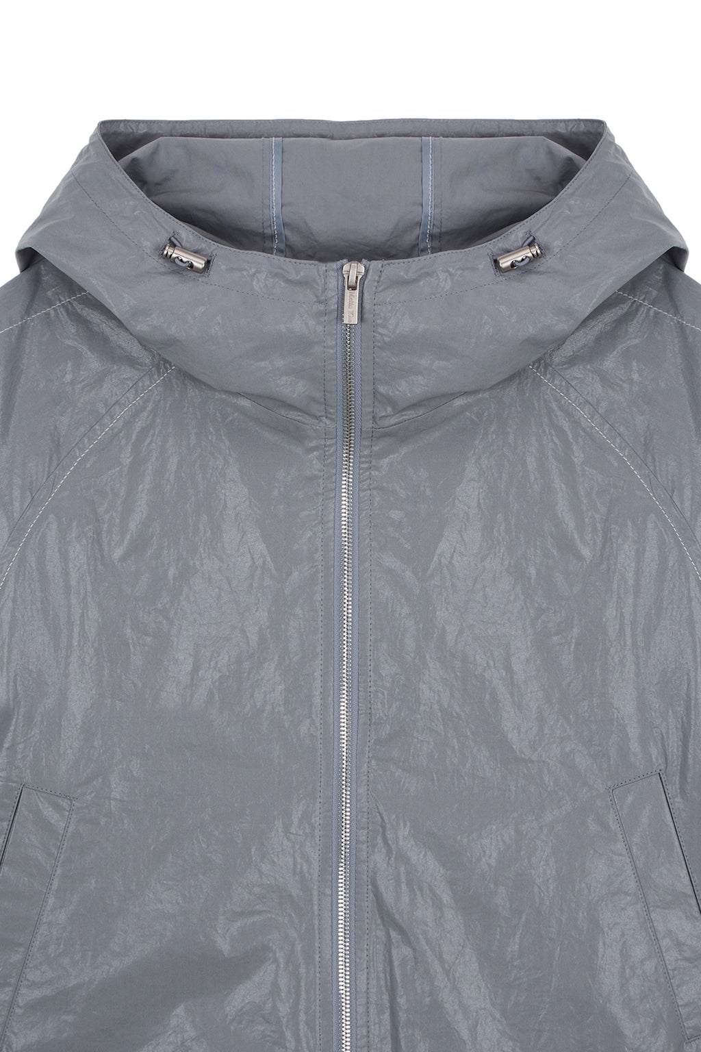 Matinkim Matin Crop Hoody Coating Jumper IN Dark Grey