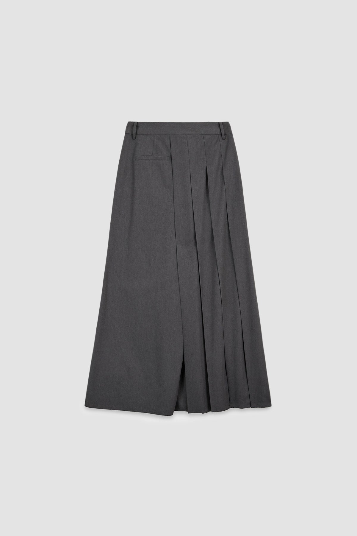 Matinkim Unbalance Pleats Pants IN Charcoal