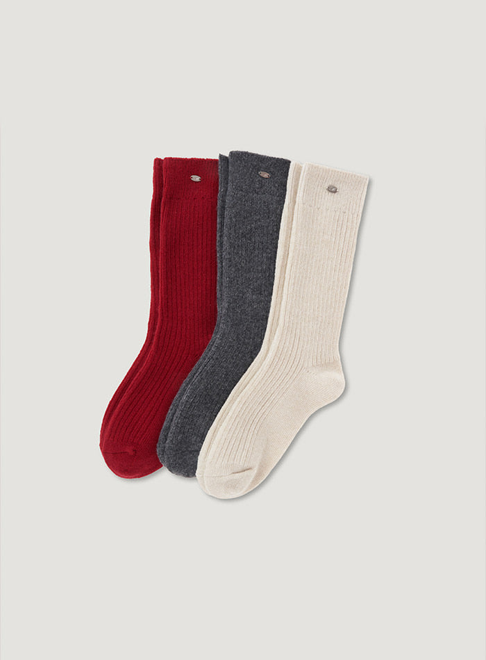 Mango Maniplease Netty Knit Ribbed Socks