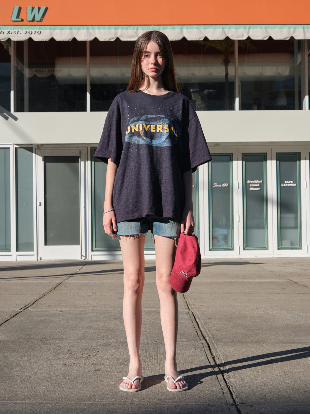 Low Classic Universal Oversized Tee Navy