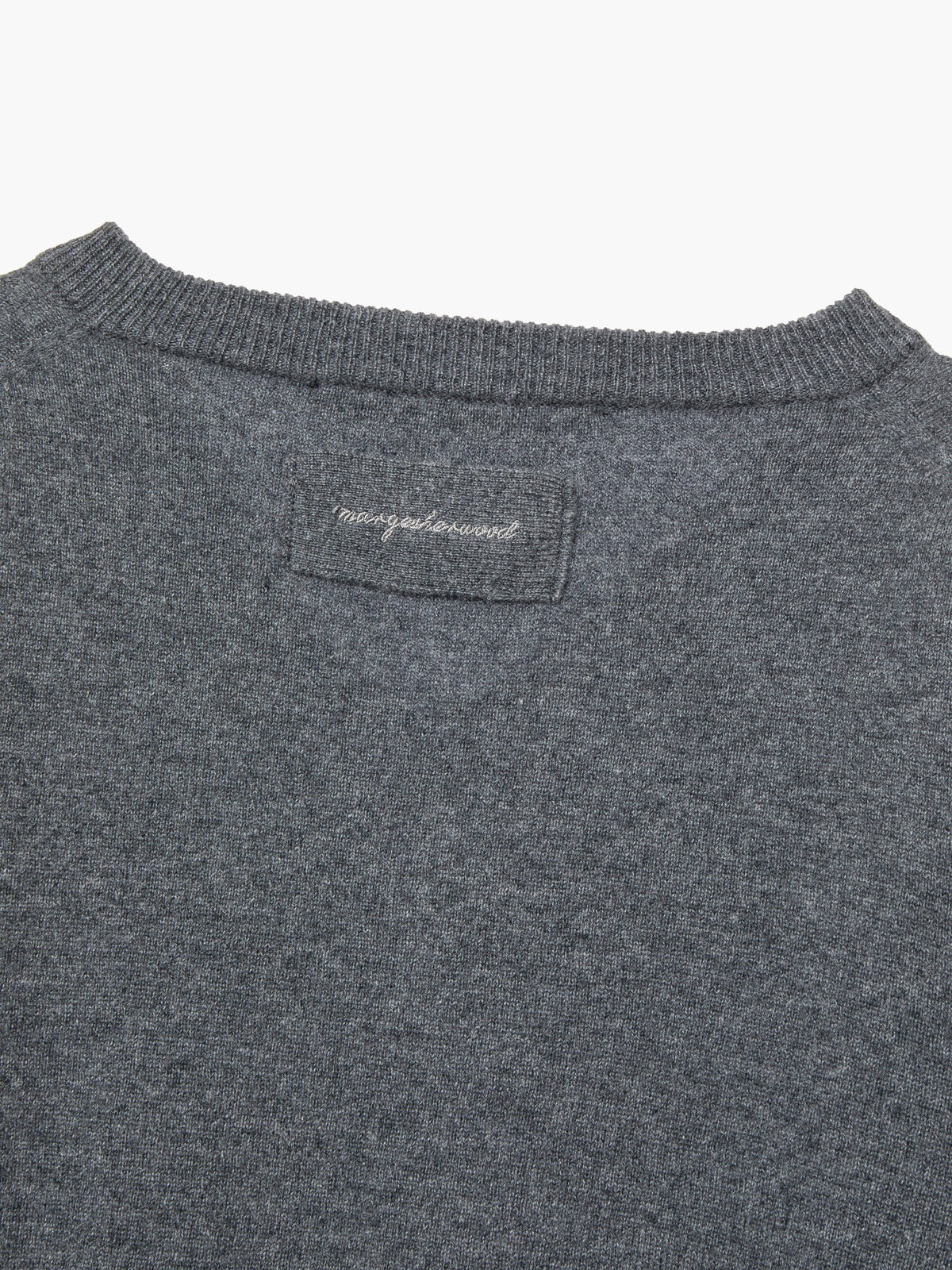 Margesherwood Cashmere V-Neck Pullover grey