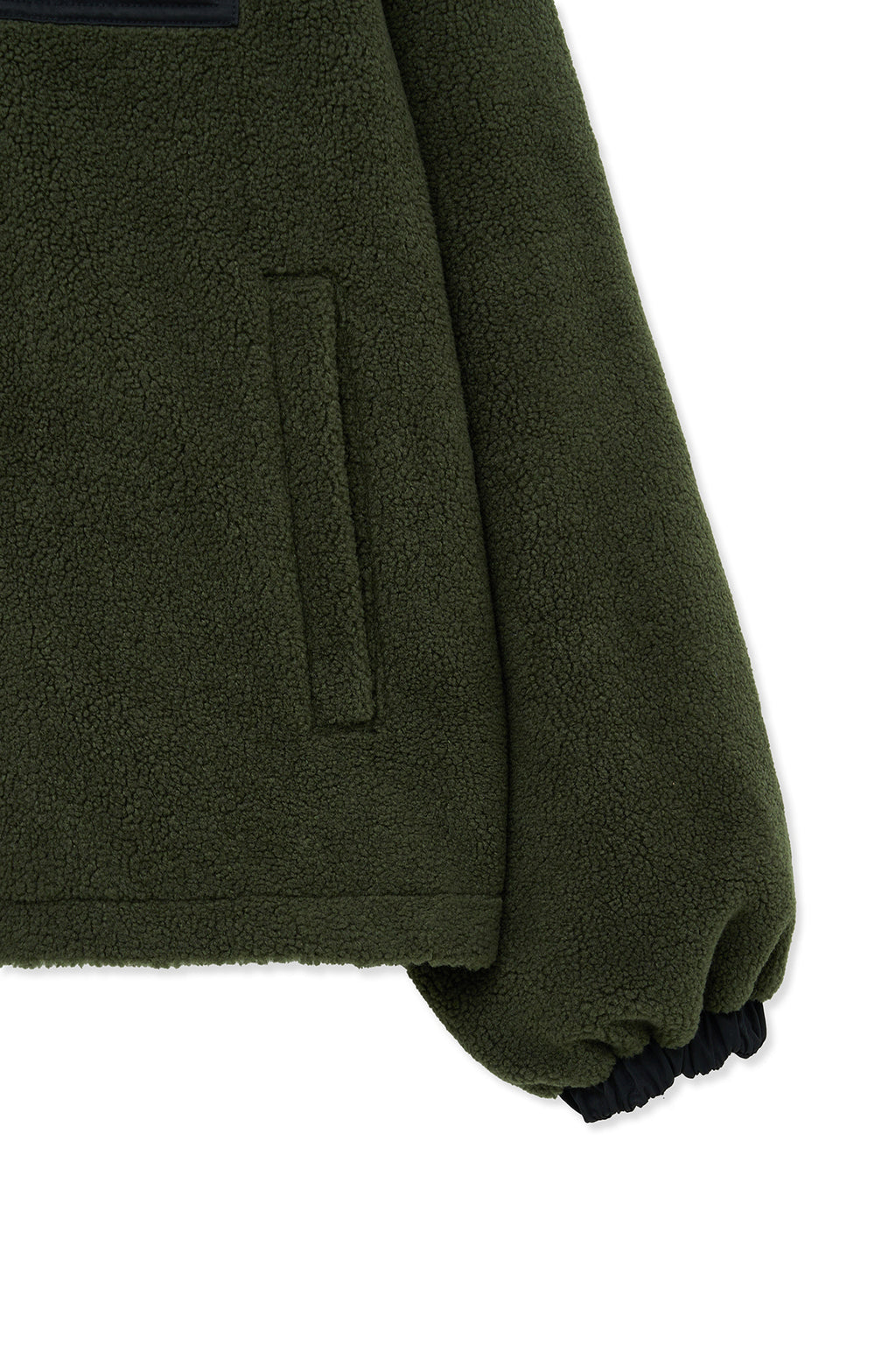 Matinkim Reversible Sherpa Zip UP IN Khaki