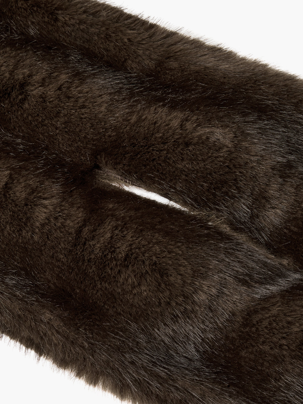 Margesherwood Faux Fur Muffler brown