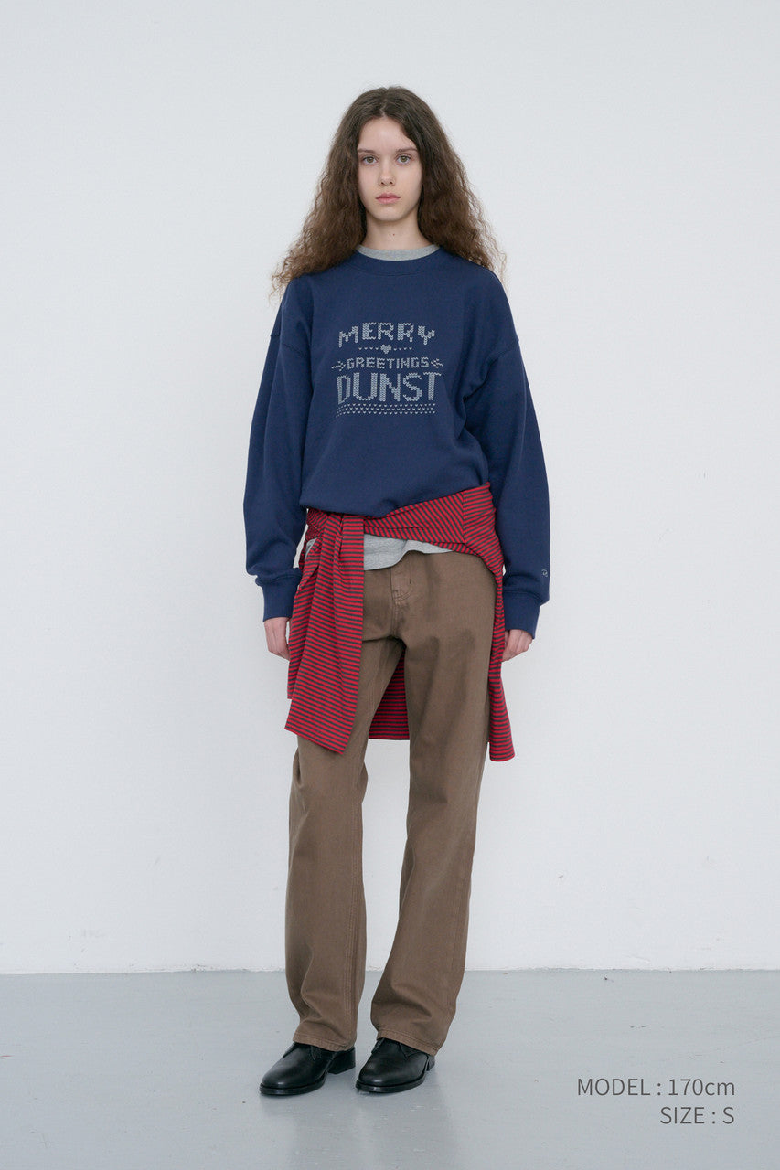 Dunst Unisex Pixel Sweatshirt Navy