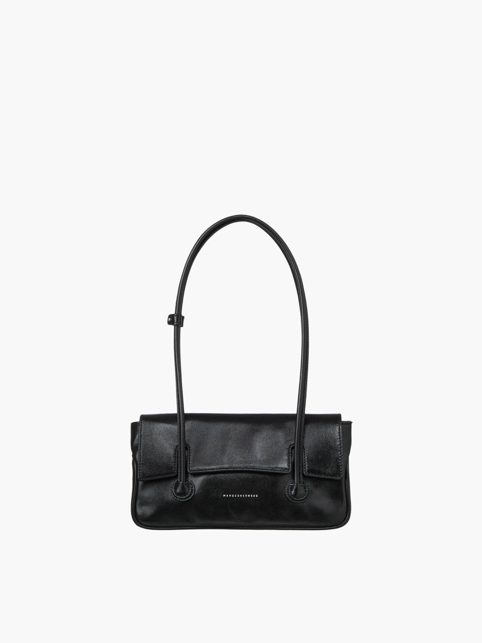 Margesherwood Flap Small black glossy plain