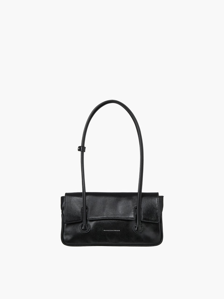 Margesherwood Flap Small black glossy plain