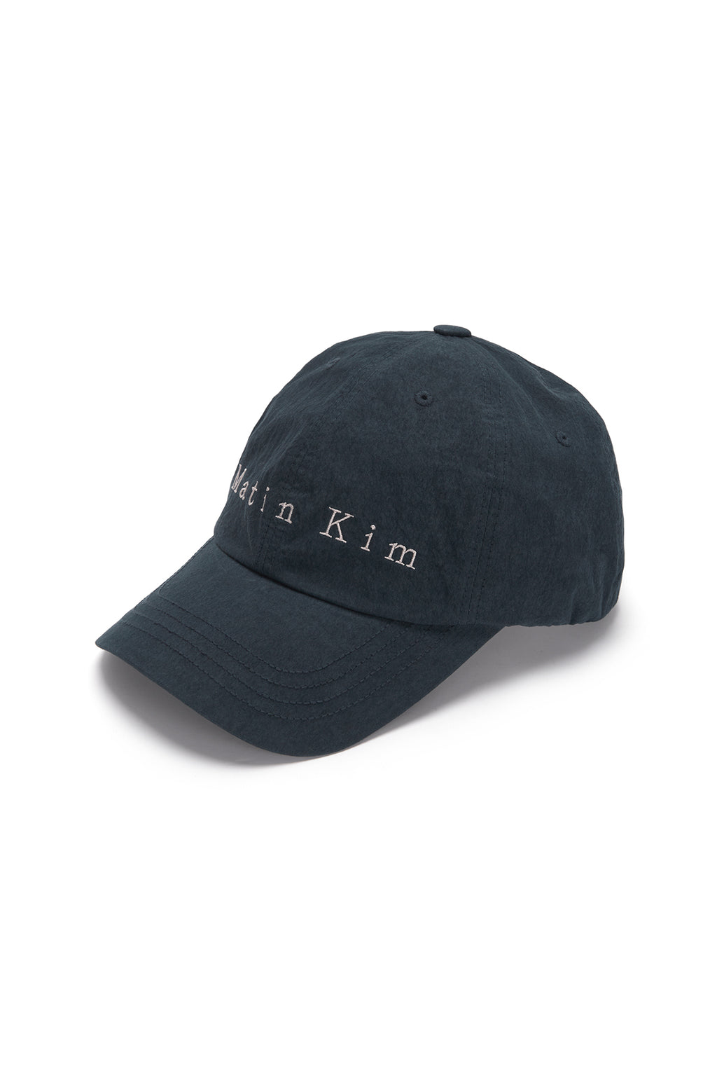 [matinkim] MATIN TYPO BALL CAP IN NAVY