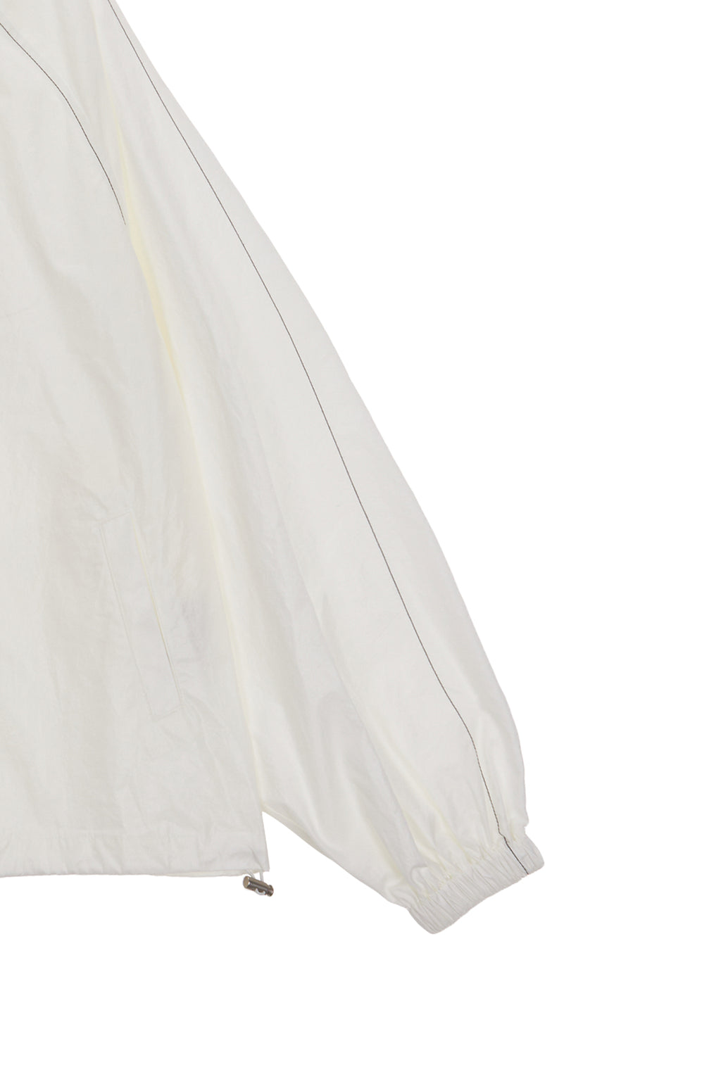 [matinkim] MATIN KIM LOGO COATING JUMPER IN IVORY