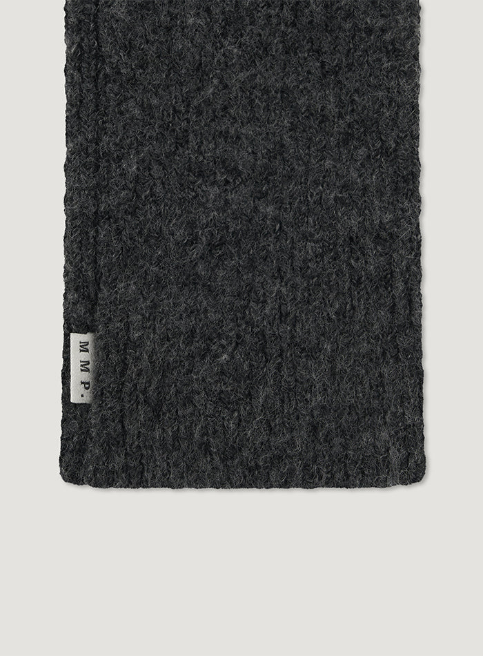 Mango Maniplease Aki Knit Hand Warmer Charcoal