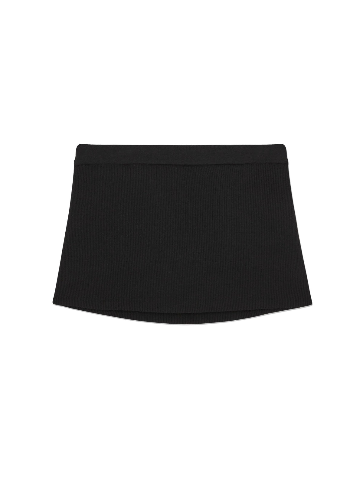 GLOWNY G Knit Rest Skirt (Black)
