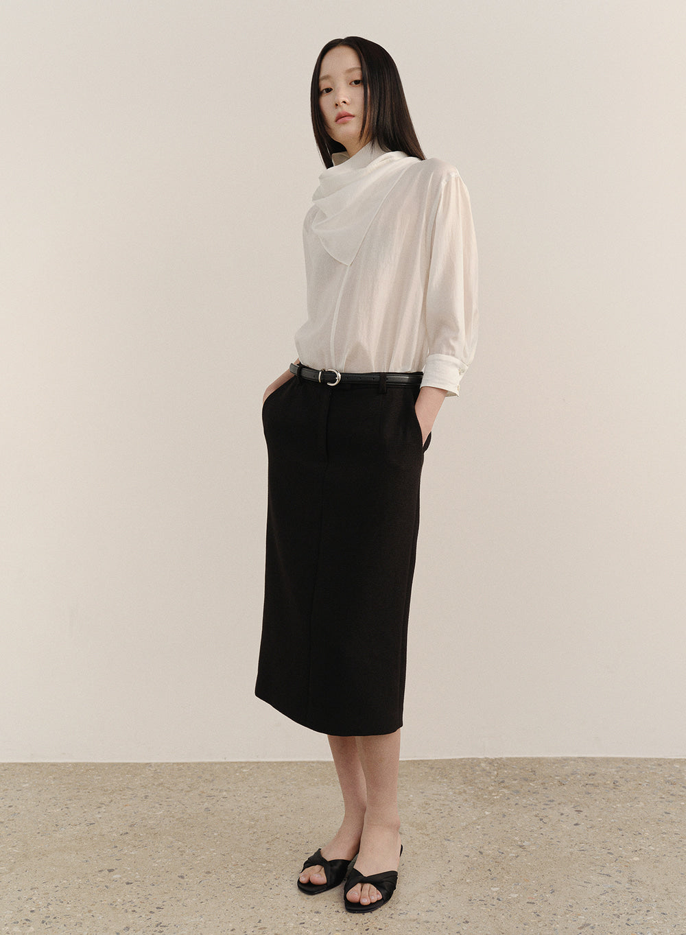 Kindersalmon Alva Skirt Black