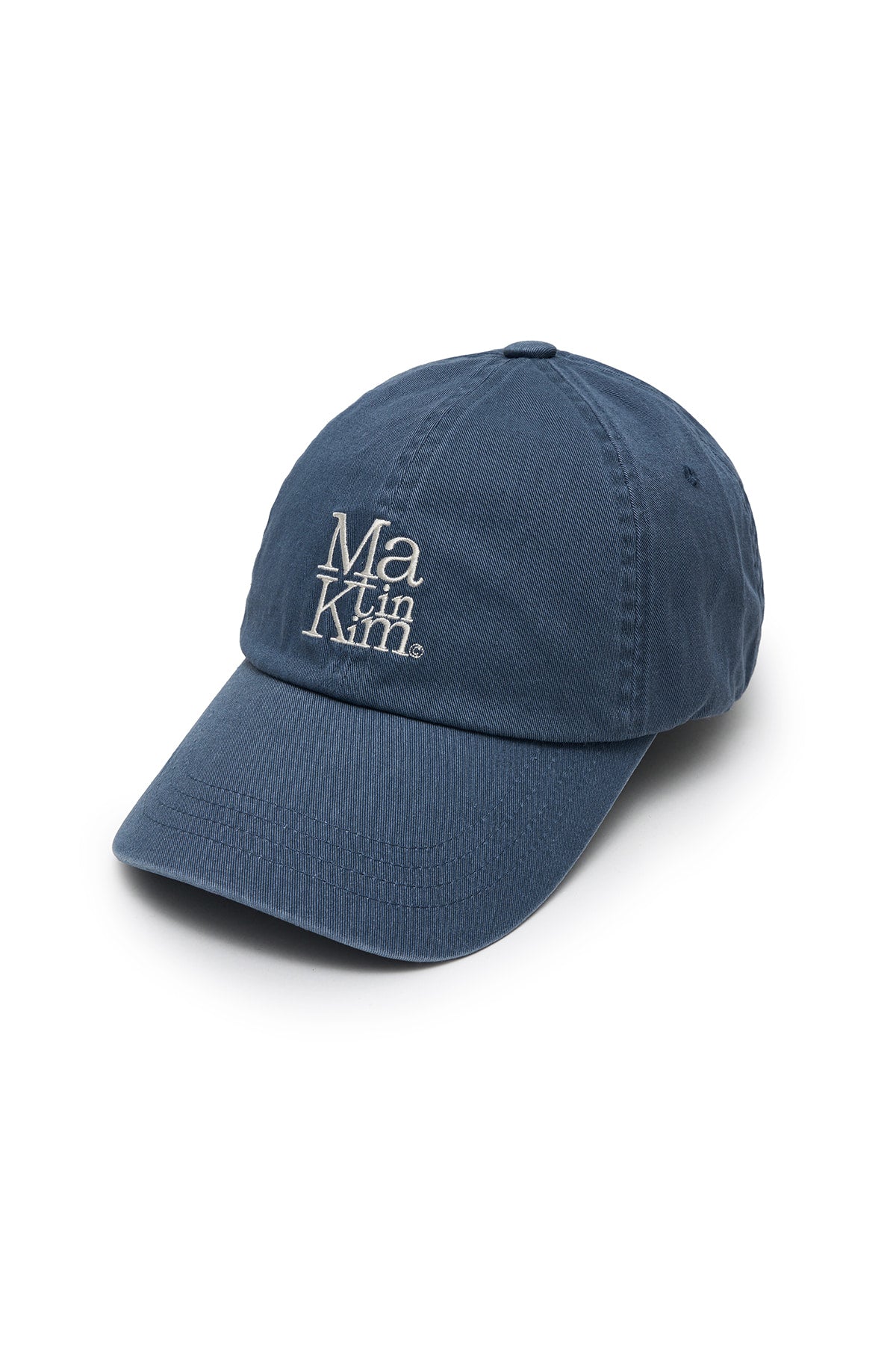 Matinkim Matin Kim Matin Block Logo Ball Cap IN Smoke Blue