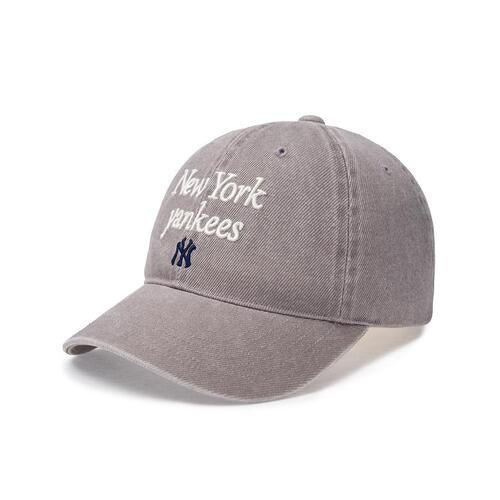 Varsity Lettering Washing Unstructured Ball Cap NEW YORK YANKEES