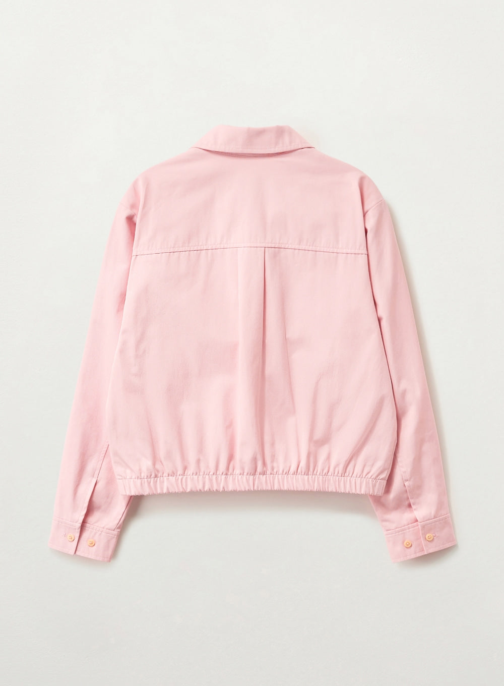 Satur Maron Collar Blouson Jacket - Pink