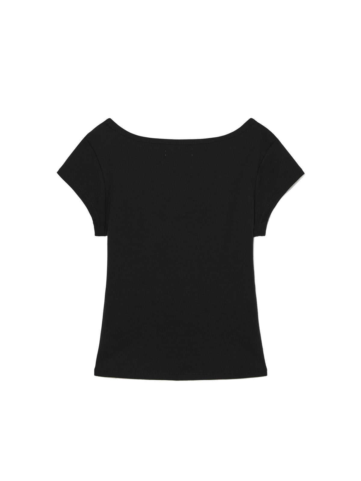 GLOWNY G Deep Scoop Tee (Black)
